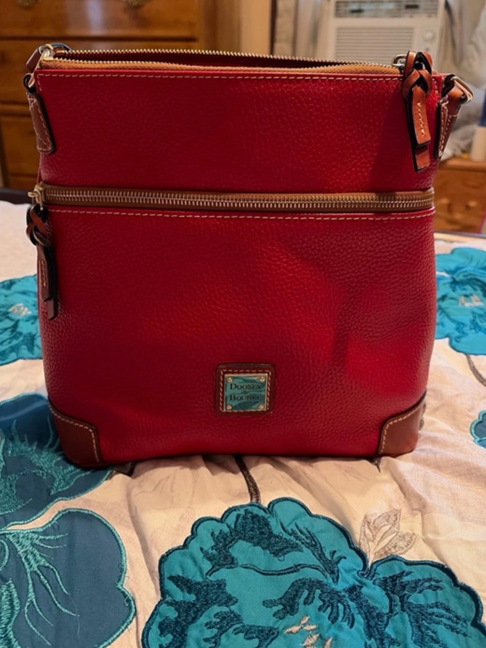 Leather Dooney And Bourke Pebble Grain Crossbody